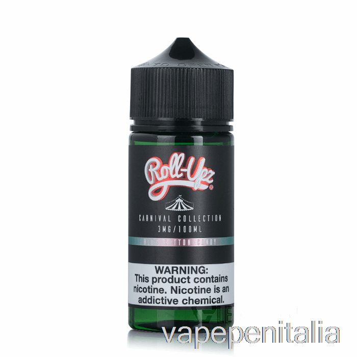 Vape In Italy Carnevale - Zucchero Filato Blu Di Juice Roll-upz - 100ml 0mg